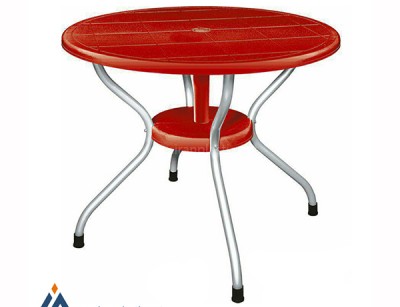 میز نهارخوری گرد پلاستیکی ناصر پلاستیک کد 922