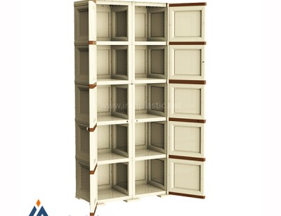 کتابخانه پلاستیکی پنج طبقه وندیک