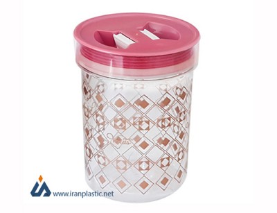 قوطی حبوبات کریستال ونوس پلاستیک 2