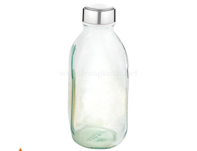 بطری پاژن شیشه و بلور نیلوفر