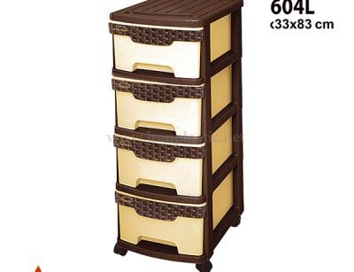 فایل پلاستیکی 4 طبقه L ناصر پلاستیک