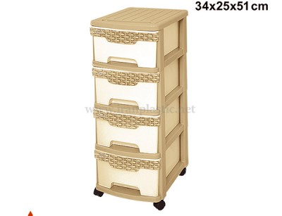 فایل 4 طبقه ساده مدیوم ناصر پلاستیک