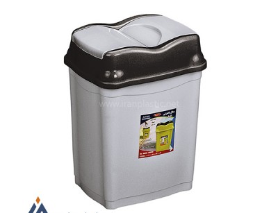 سطل زباله بادبزنی الماس ناصر پلاستیک 2730