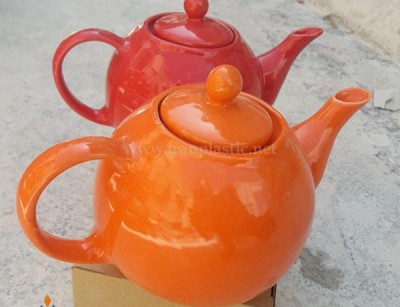 قوری چینی رنگی