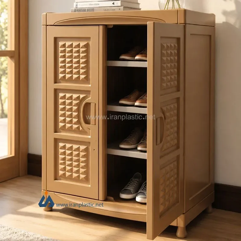 جاکفشی کابینتی دربدار زمرد هوم کت پلاستیک 1131