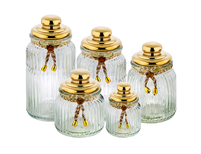 بانکه رویال درب طلایی بلور و شیشه نیلوفر