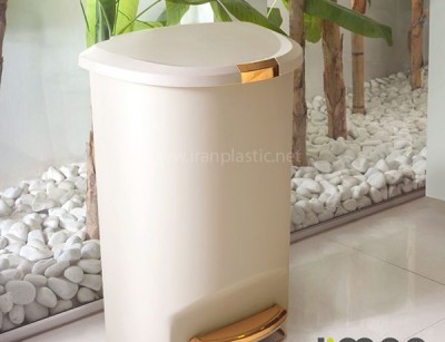 سطل پدالی 50 لیتری لیمون پلاستیک