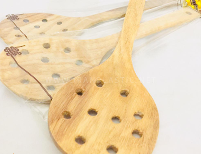 کفگیر چوبی سوراخ دار وارداتی