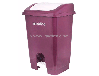 سطل پدالی و بادبزنی آپادانا پلاستیک