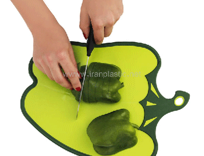 تخته گوشت دو رنگ طرح فلفل هوم کت پلاستیک