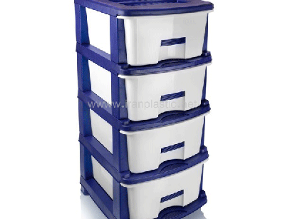 دراور 4 طبقه رویال هوم کت پلاستیک 1234