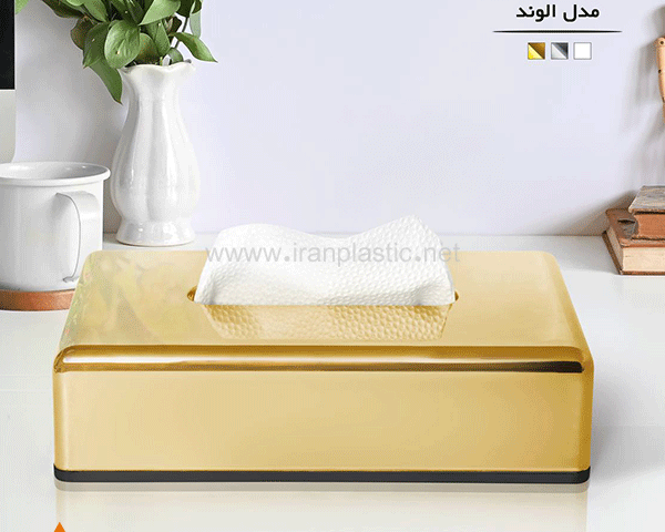 جا دستمال کاغذی رومیزی الوند اطلس پلاستیک