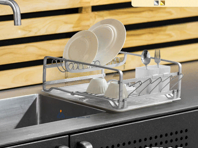 جاظرفی تمام آلومینیوم مدل یاس اطلس پلاستیک