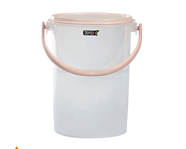 سطل 12 لیتری شفاف تابا پلاستیک تاپکو