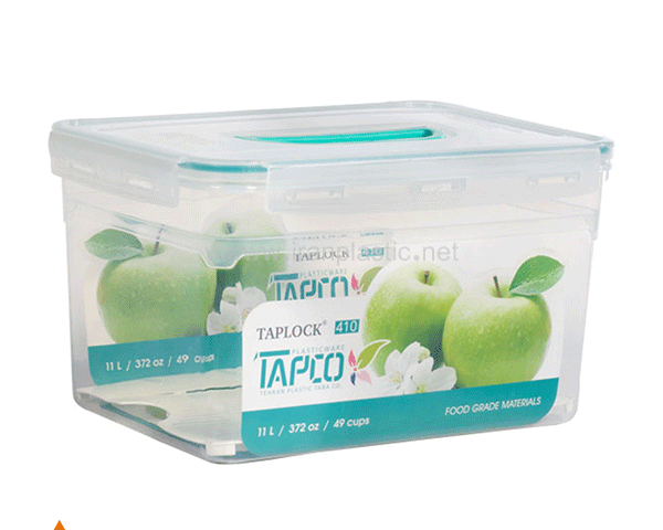 فریزری تاپلاک مستطیل تابا پلاستیک کد 410