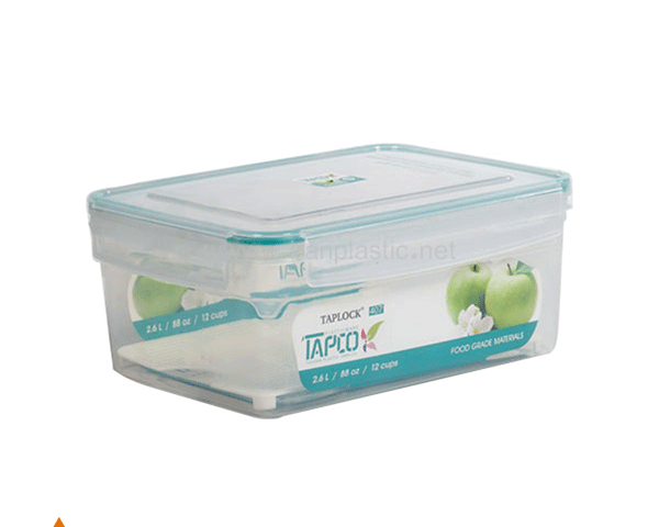 فریزری تاپلاک مستطیل تابا پلاستیک کد 407