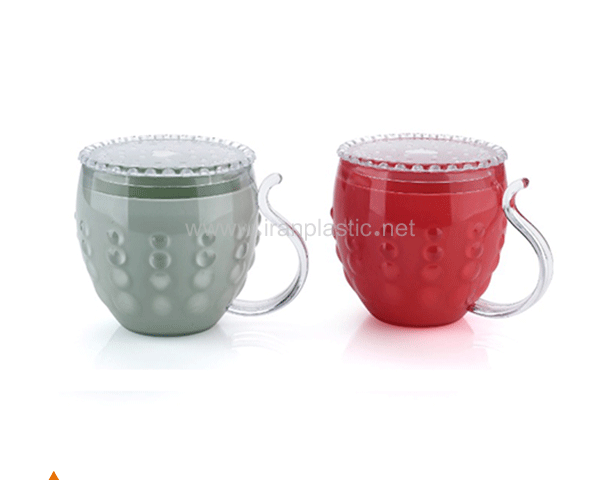 فنجان دربدار نگین دلسا پلاستیک 1202