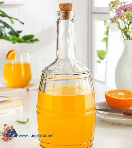 بطری آب بارال بلور و شیشه MVH