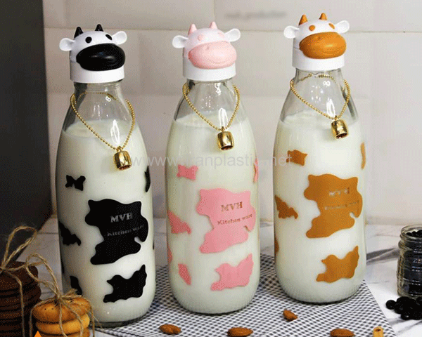 بطری شیر میلکا شیشه و بلور MVH