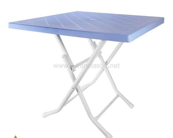 میز نهارخوری تاشوی 4 نفره پایه فلزی هوم کت 2204