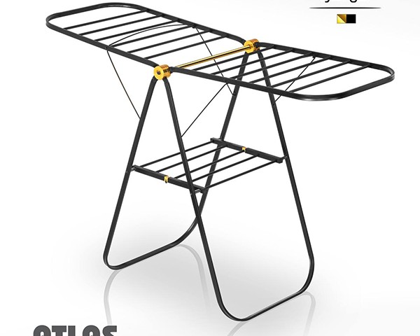 بند رخت فلزی مدل ستاره اطلس پلاستیک