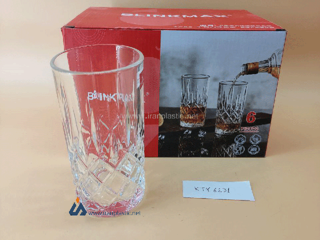 لیوان دسته دار شیشه ای بلینکمکس 6231