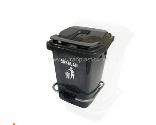 سطل زباله پدالی 12 لیتری سبلان پلاستیک