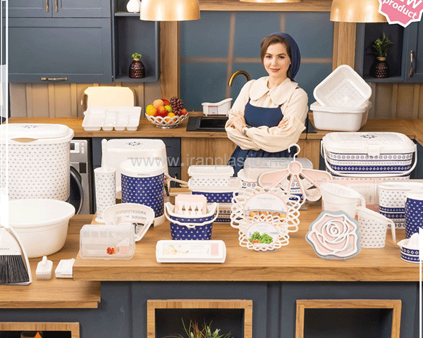 سرویس جهیزیه عروس پلاسکو 58 پارچه سوفیا رزگلد پلاست 8050