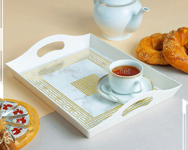 سینی رز طلاکوب رزگلد پلاستیک 2332