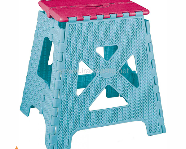 چهارپایه پلاستیکی تاشو ناصر پلاستیک کد 417