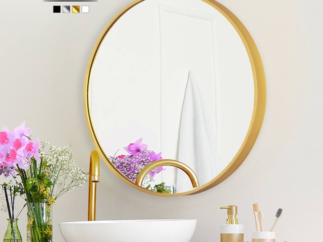 آینه تمام آلومینیوم مدل ارغوان اطلس پلاستیک