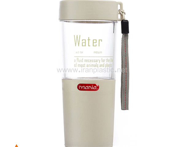 مانیا پلاستیک بطری فلاسک راک با لیوان 305050