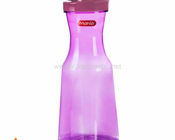 بطری آب چهارگوش درپیچی مانیا پلاستیک 103031