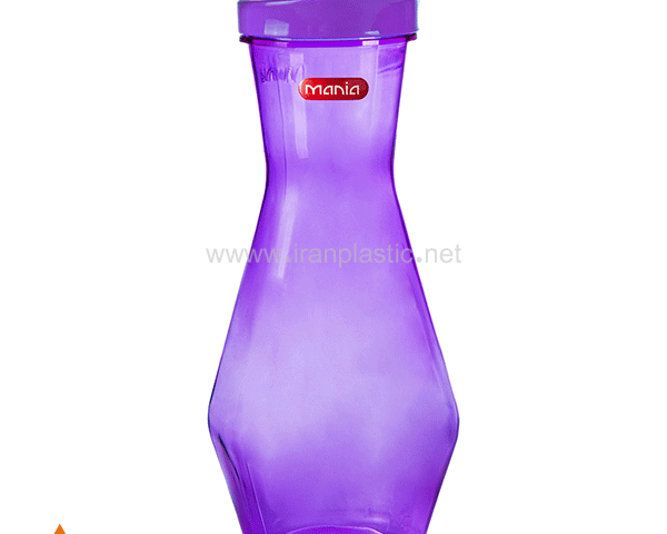بطری آب شش ضلعی درپیچی مانیا پلاستیک 103032