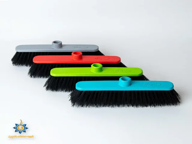 جارو آسفالتی 30 سانت بهروب مدل رز گلچین پلاستیک 444