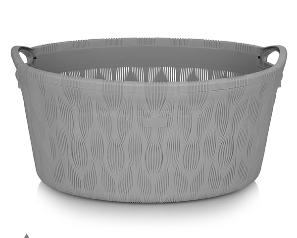 سبد رخت بیضی 27 لیتری فلورا هوم کت پلاستیک