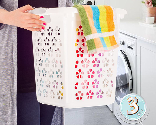 سبد رخت مربع ترگل تسا پلاستیک