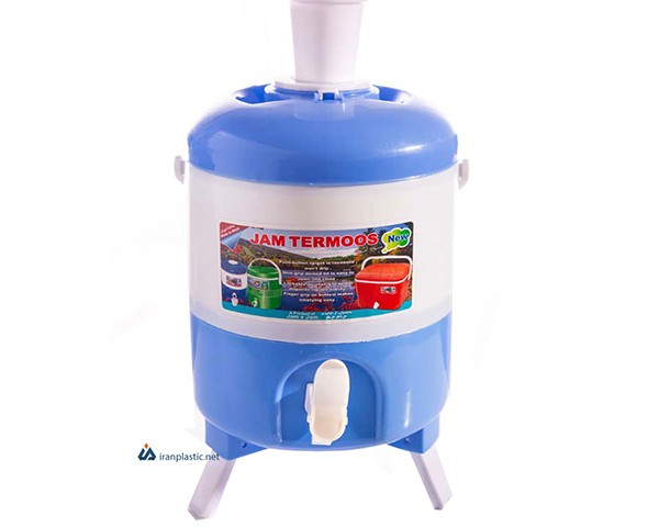 کلمن آب 8 لیتری پایه دار و لیوان دار جام ترموس