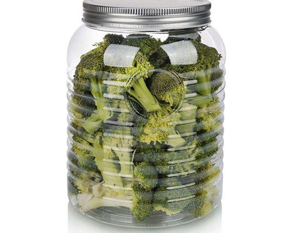 بانکه حبوبات سوپر پت درب فلزی 2 هیما پلاست 402092