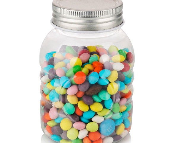 بانکه حبوبات کوچک درب فلزی 2 هیما پلاستیک 402012