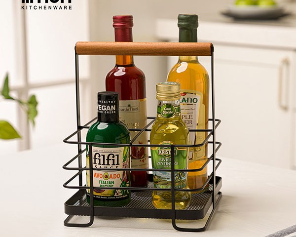 استند فلزی مربع با دسته چوبی  لیمون 2319