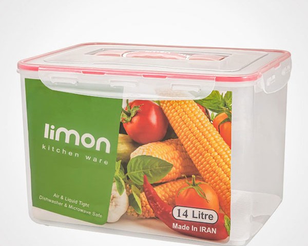 فریزری چهار قفل صنعت 14 لیتری لیمون 828