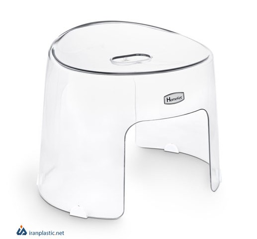 صندلی حمام شفاف هوم کت پلاستیک 2134