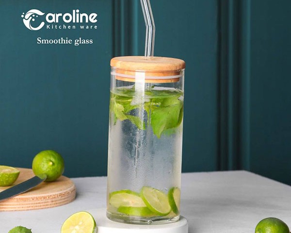 لیوان اسموتی گرد کارولین CAROLIN