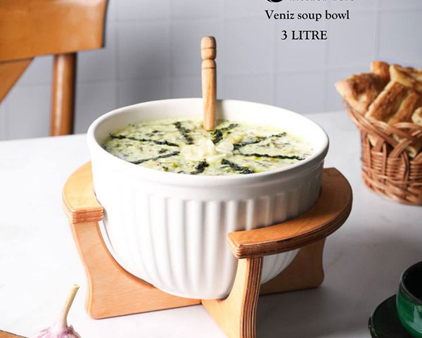 سوپ خوری سرامیکی ونیز کارولین