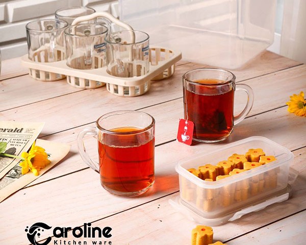 سرویس چای خوری مسافرتی چهار نفره کارولین