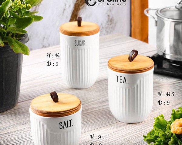 بانکه سرامیکی گرد زبرا کارولین