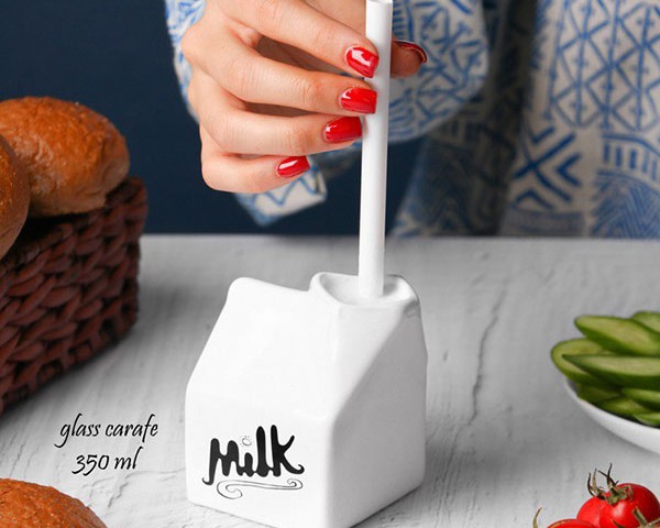 بطری شیر پاکتی سرامیکی کارولین