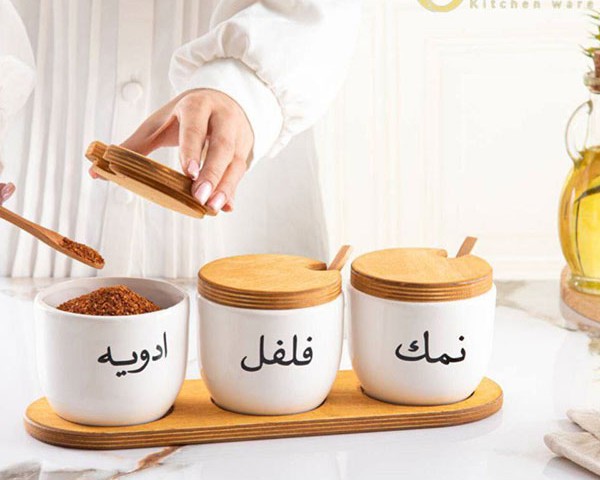 سرویس ادویه سرامیکی دلوین کارولین