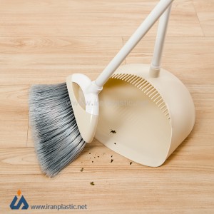 ست جارو و خاک انداز دسته بلند دنیز اکسن پلاستیک